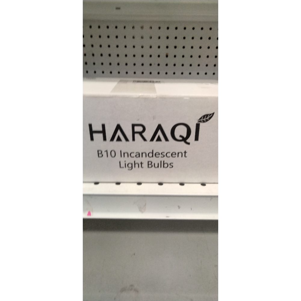haraqi 24 Pack 40W 120V Candelabra Base B10 CTC Decorative Clear Dimmable Light Bulbs,Transparent Candle Light Bulbs for Chandeliers, Ceiling Fan Lights, Pendants, Fireplace, Appliance Light