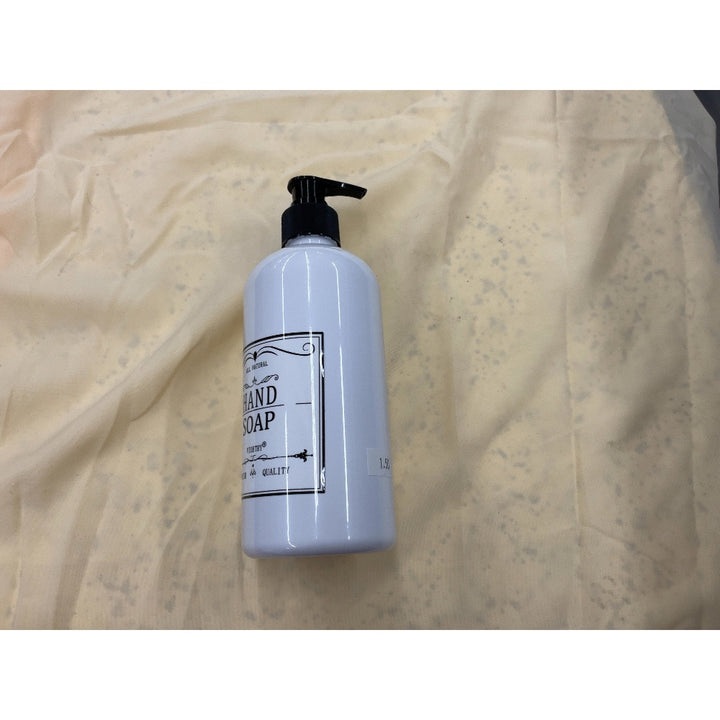 All Natural Hand Soap - Premium Quality, White Bottle