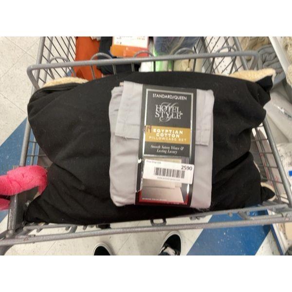Hotel Style, Egyptian Cotton Pillowcase Set - Standard/Queen, Smooth Sateen Weave Retail $20.00