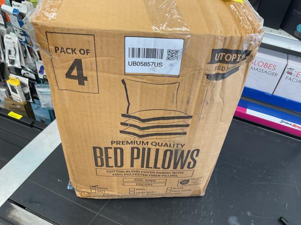 Utopia Bedding King Size Premium Quality Bed Pillows - Pack of 4 Retail $60.00