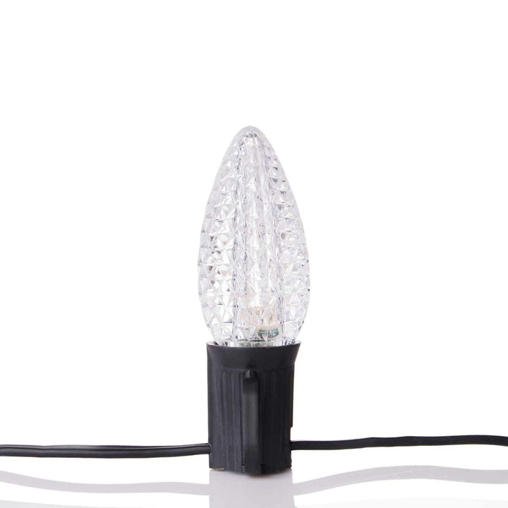 Brightown 25 Pack C9 Led Replacement Christmas Light Bulb, C9 Shatterproof Led Bulb for Christmas String Light, E17 Intermediate Base, Commercial Grade Dimmable Bulbs, 2 Diode (Led's), Warm White