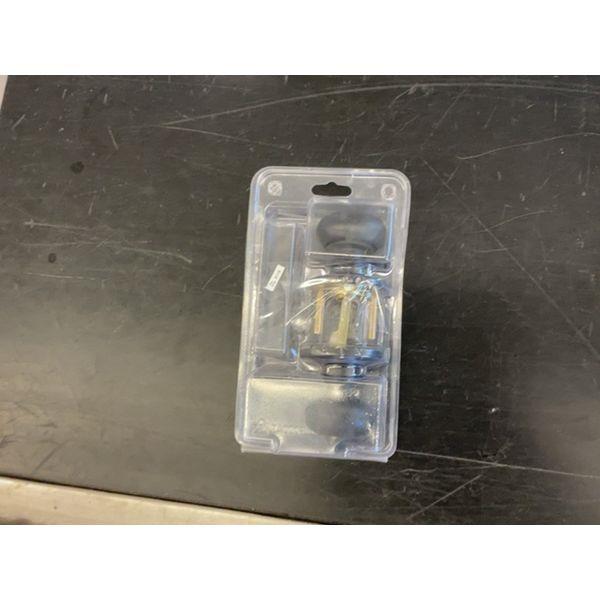 Door Lock Knob with Key, Black Retail $15.00