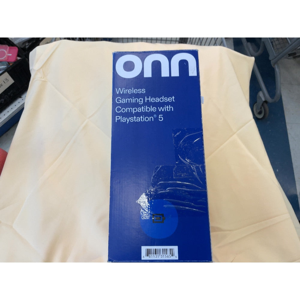 Onn Wireless Gaming Headset - PlayStation 5 Compatible, Flip-to-Mute Microphone, Dual Wireless Connectivity