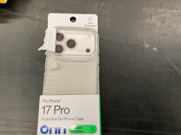 Onn, 17 Pro, Protective Gel Phone Case Retail $15.00