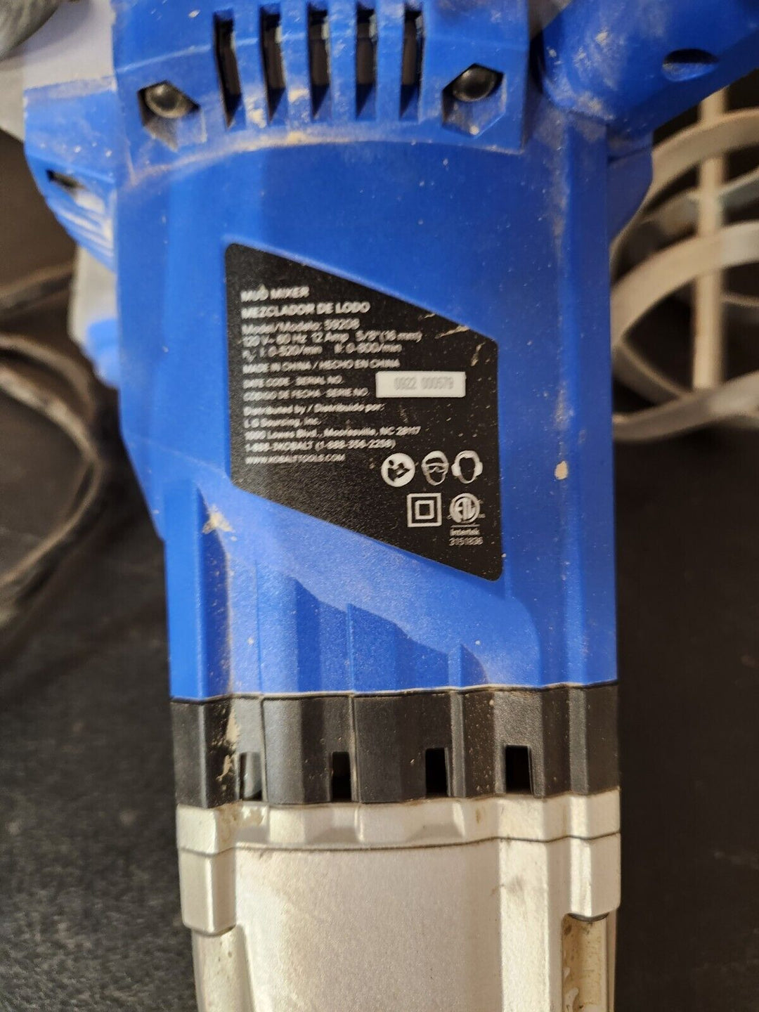 Kobalt Mud Mixer 1.9-HP Cement Mixer 2523370