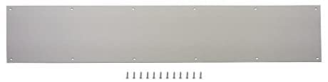 Gatehouse Kick Plate 6"x30" Satin Nickel Aluminum