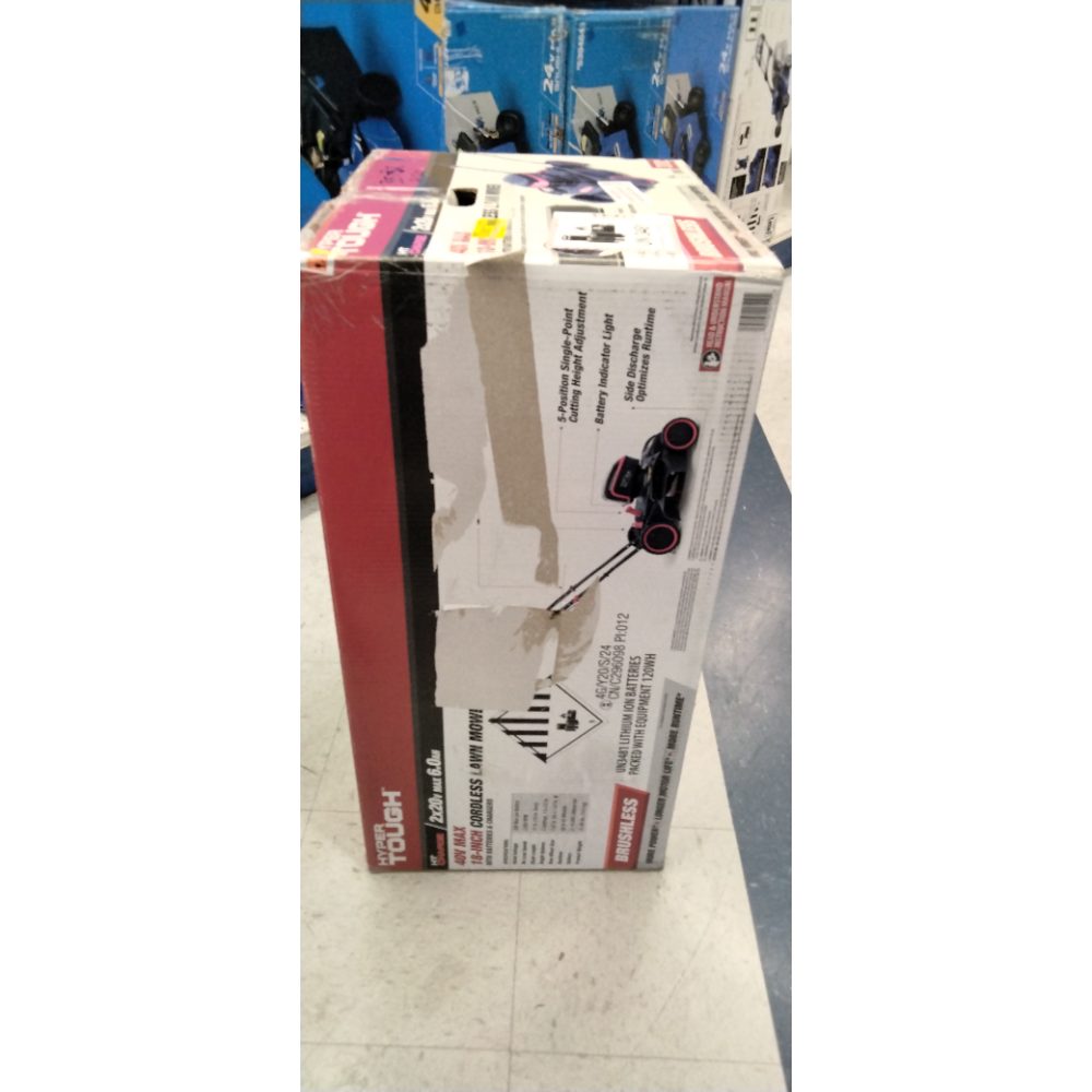 Hyper Tough 2x20 Volts Max 18-inch Brushless Side-discharge Mower  HY5601050516001