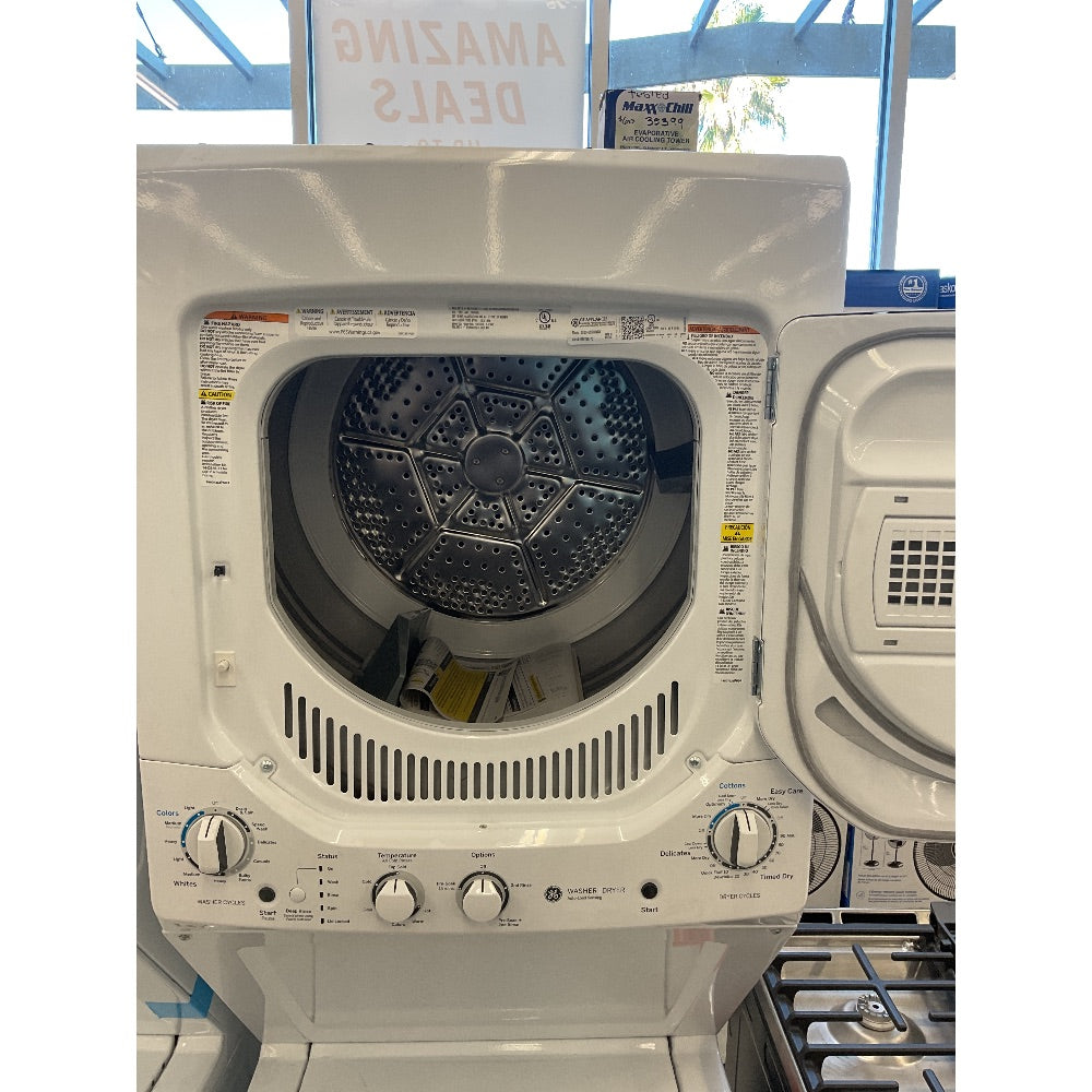 GE Washer/Dryer Combo - Auto-Load Sensing - White