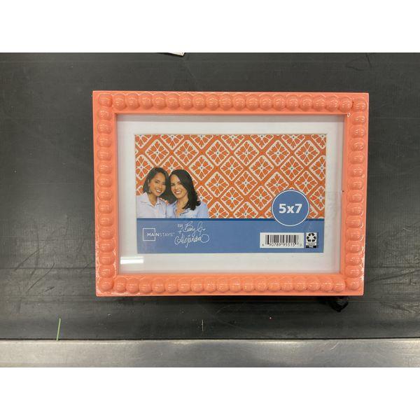 Mainstays, Alejandra Collection, 5x7 Picture Frame, Coral