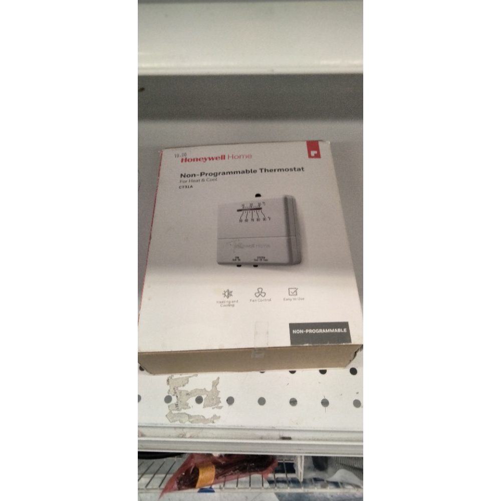 Honeywell Home CT31A1003 Heat/Cool Non-Programmable Thermostat, Beige