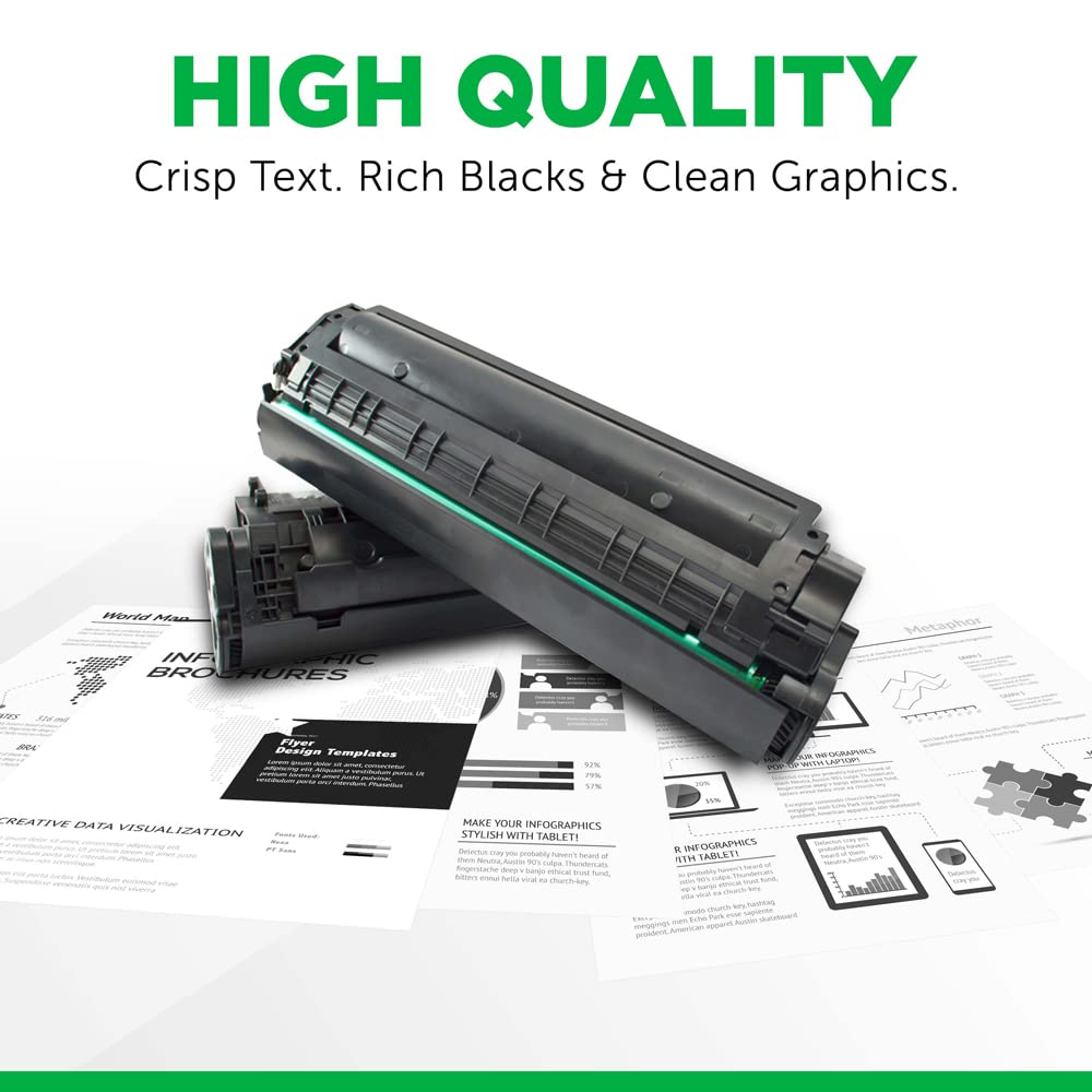 Clover Remanufactured Extra High Yield Toner Cartridge (Reused OEM Chip) Replacement for HP 89Y (CF289Y) | Black, 10.96 x 2.66 x 8.42
