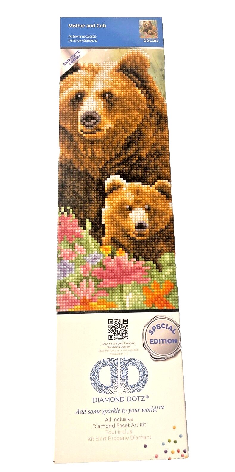 Diamond Dotz Bears Mother and Cub Special Edition Exclusive Design New DD4.384