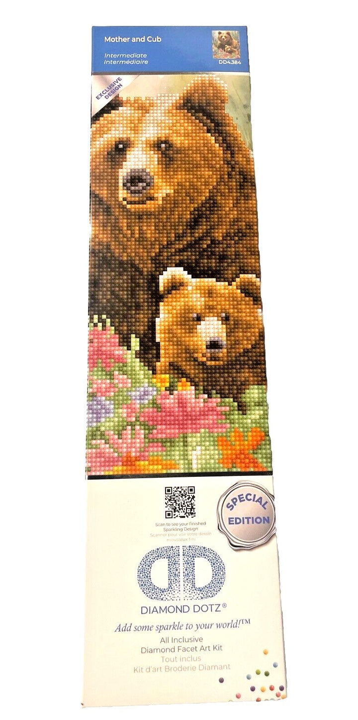 Diamond Dotz Bears Mother and Cub Special Edition Exclusive Design New DD4.384