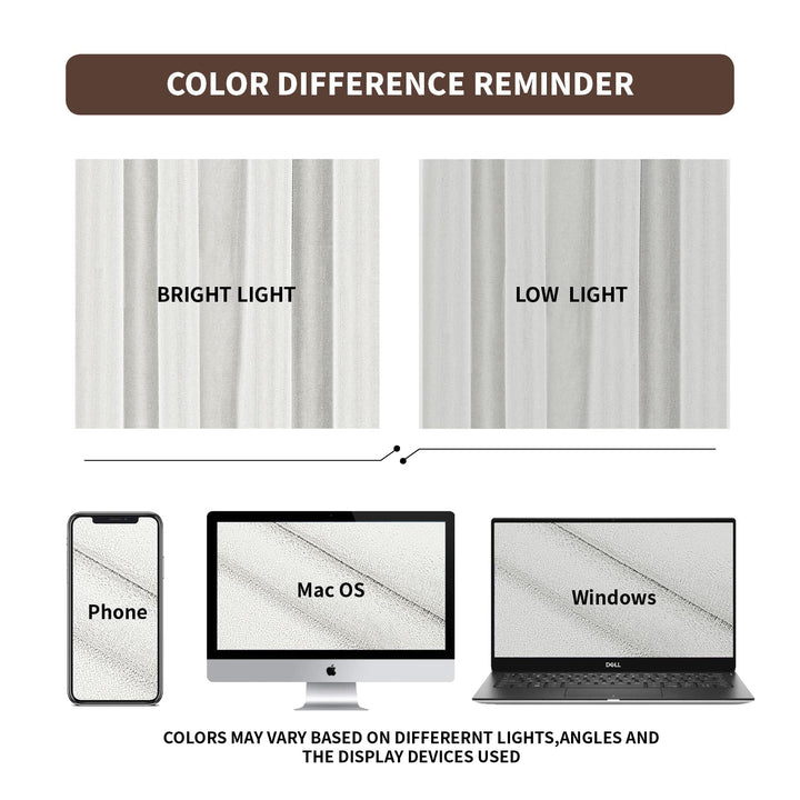 D E CURTAIN Blackout Curtains,Linen Curtains for Living Room or Bedroom 100% Absolutely Blackout,Back Coating Drapes for Quality Sleep and Privacy Protection,2 Panels Burg(Each 52 x 63 Inch,White)