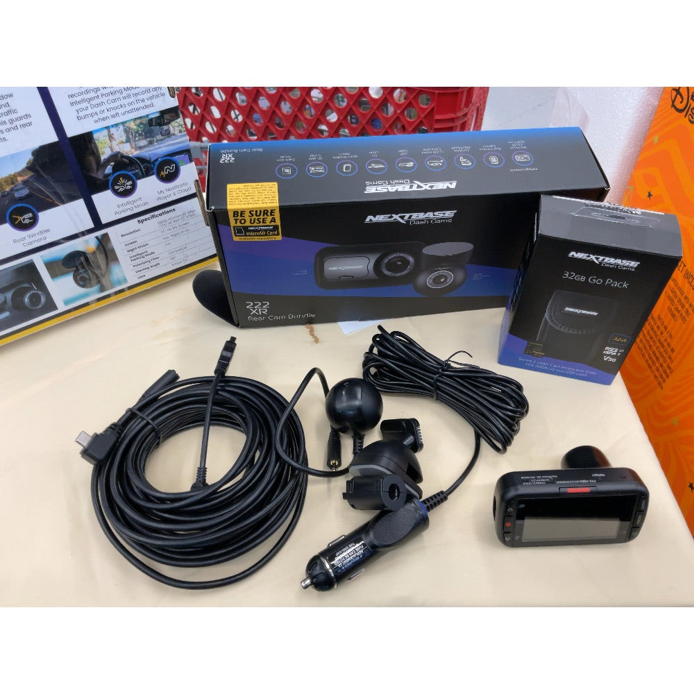 Nextbase 222XR Dash Cam - Rear Cam, 32GB Go Pack