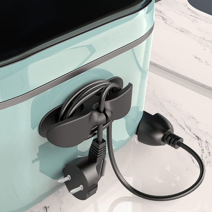 Cord Organizer for Kitchen Appliances, 5PCs 3M Adhesive Cord Wrapper, Power Cords Holder, Cable Organizer Stick Firmly for Mixer, Coffee Maker, Pressure Cooker and Air Fryer