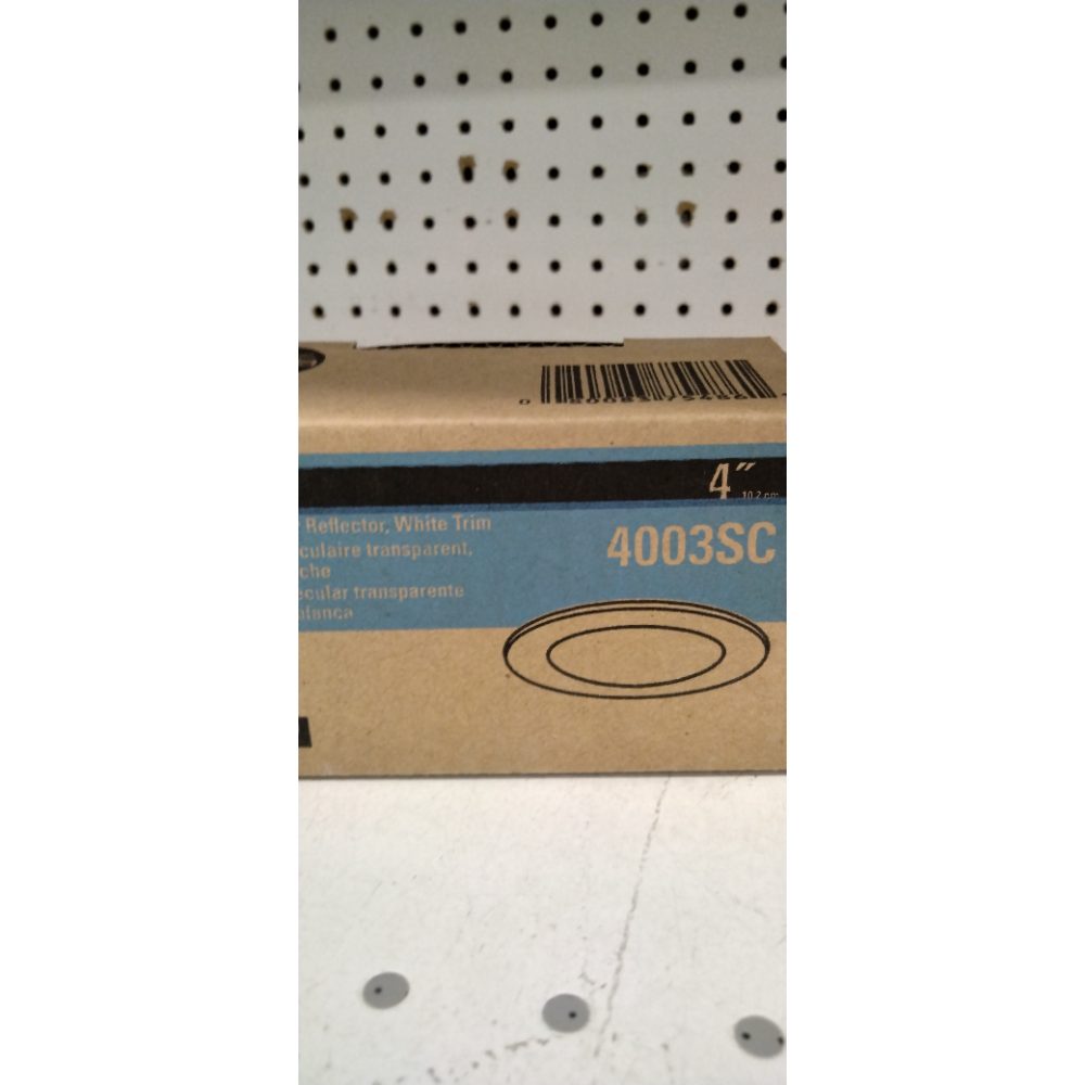 HALO Reflector SPECULR WHT Trim 4IN, (4003SC)
