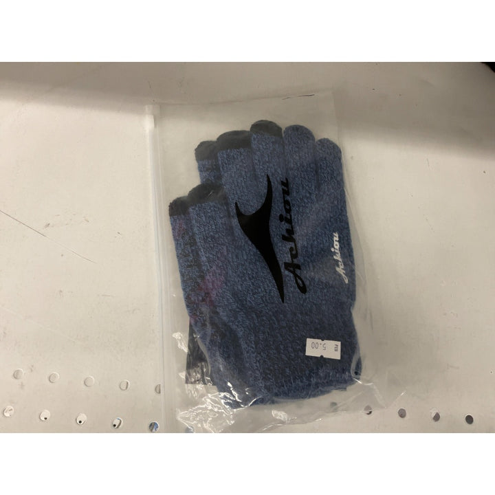 Achiori Gloves - Touchscreen Compatible, Knit - Blue