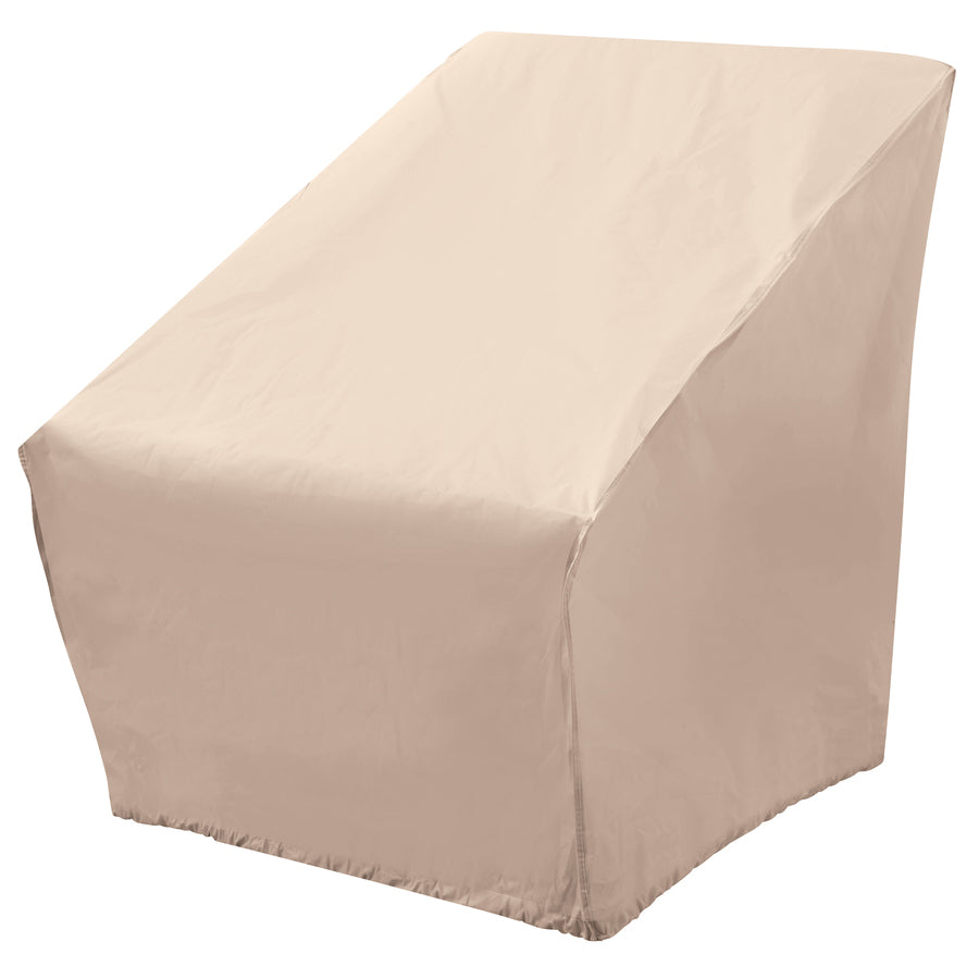 Elemental Tan Polyester Weatherproof Oversize Patio Chair Cover