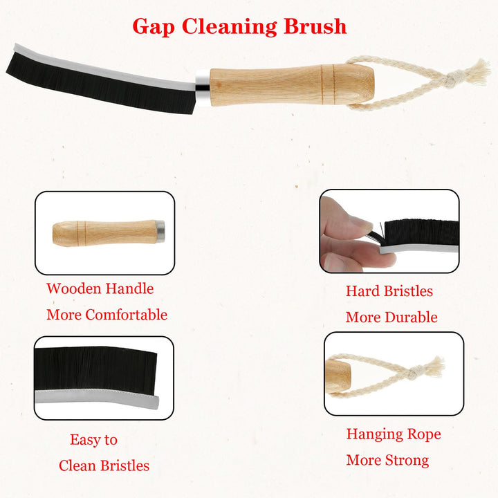 2 Pcs Crevice Cleaning Brush,Gap Cleaning Brush Tool,Clean The Dead Corners of Bathroom Kitchen Tiles,Small Cleaning Brush for Shutter Door Window Track Kitchen