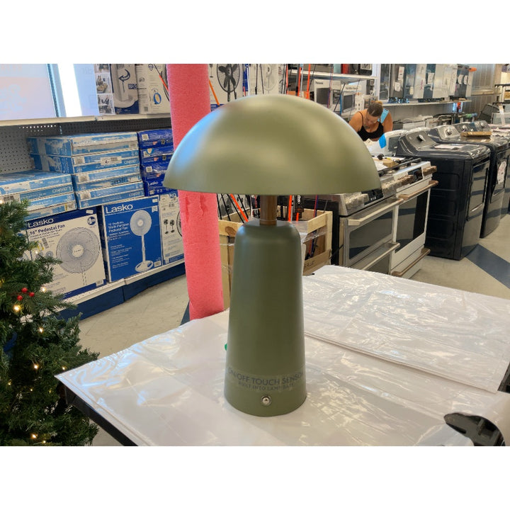 Unbranded Touch Sensor Table Lamp, Mushroom Design, Olive Green