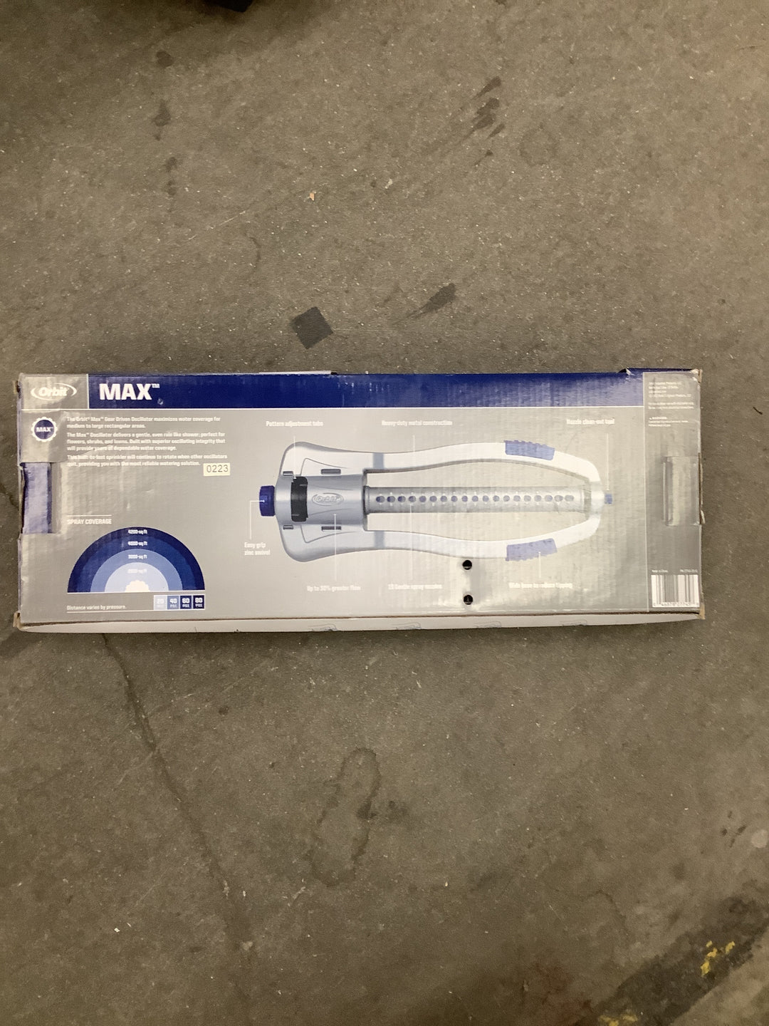 Orbit max gear driven motor water oscillator