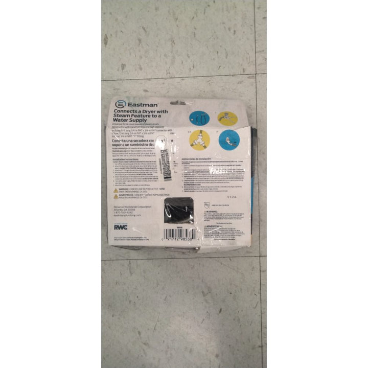 EASTMAN Steam Dryer Water Installation Kit-Item#375855 Model#98538 UPC#091712985389