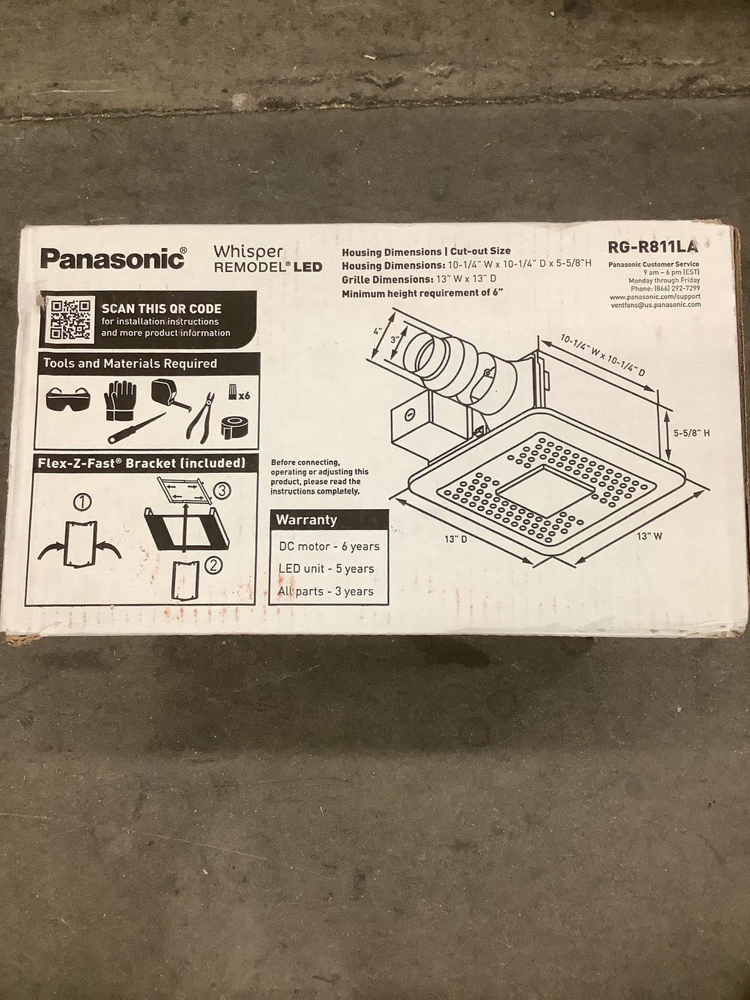 PAN 110 CFM 0.8 SONE LIT FAN