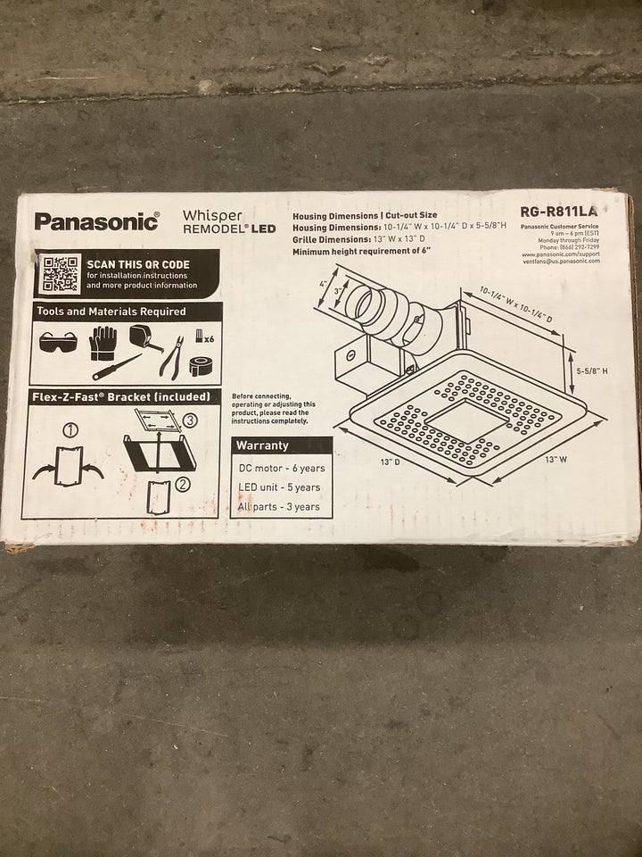 PAN 110 CFM 0.8 SONE LIT FAN