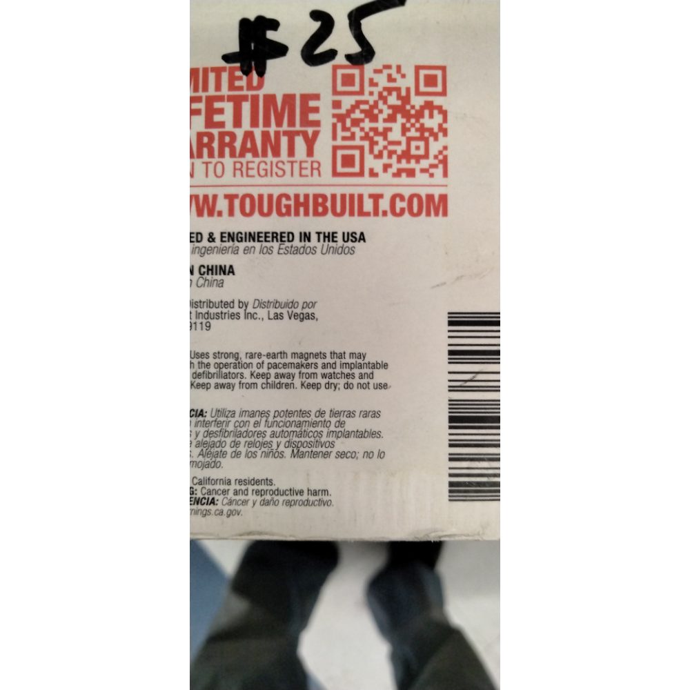 ToughBuilt â€“ 9" Magnetic Billet Torpedo Level, Precision Machined Aluminum Level with Rare Earth Magnets, V-Groove Base, Laser-Etched Markings, and Shockproof End Caps for Professional Accuracy