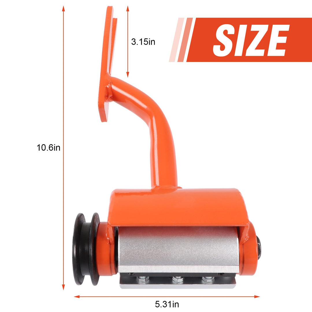 Log Peeler Steel Log Debarker Peeler Multifunctional Chainsaw Debarking Attachment Wood Debarking Tool with 6 Lengthened Blades