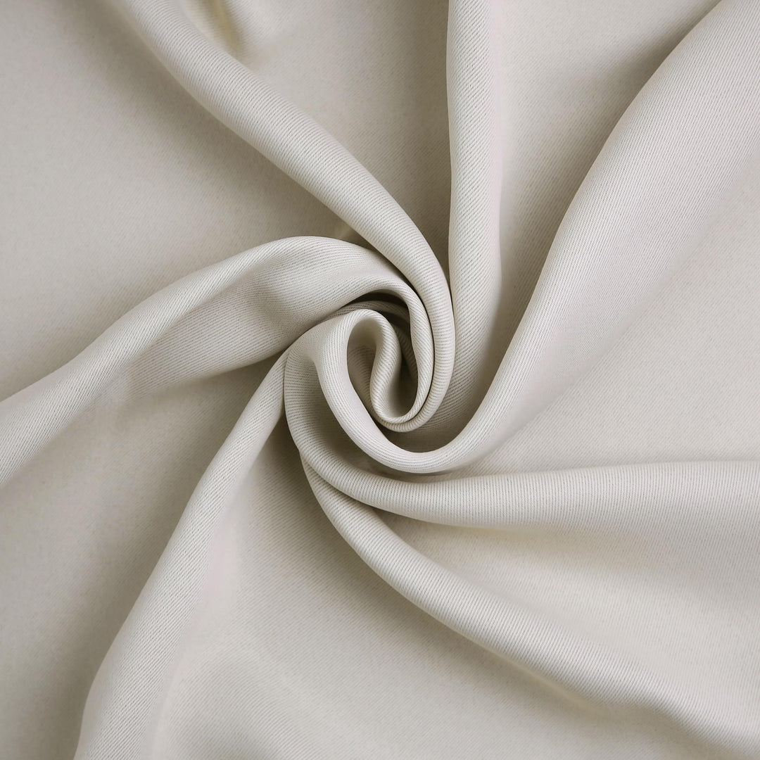 Sun Zero Soho Blackout Energy Efficient Grommet Curtain Single Panel, 54" x 63", Pearl Off-white