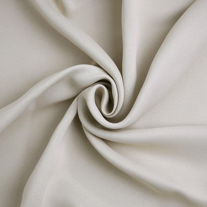 Sun Zero Soho Blackout Energy Efficient Grommet Curtain Single Panel, 54" x 63", Pearl Off-white