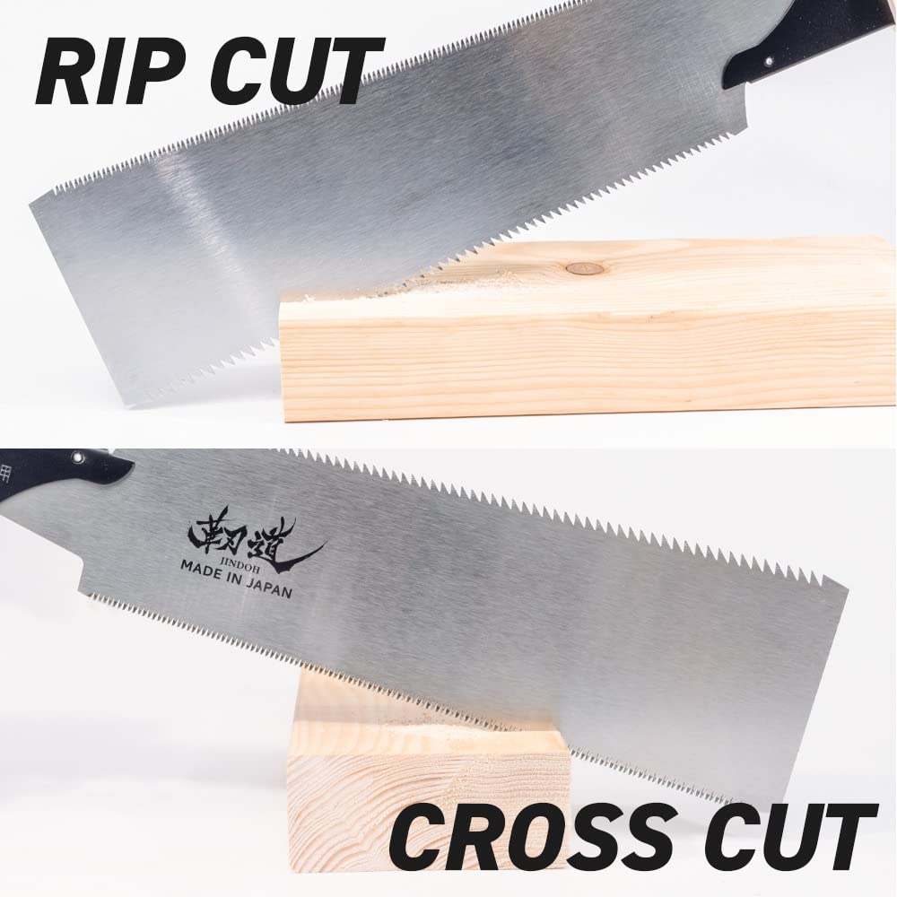 JINDOH Japanese Ryoba Pull Saw 9.5 Inch Double Edge Flush Cut Saw for Woodworking Retail $29.00