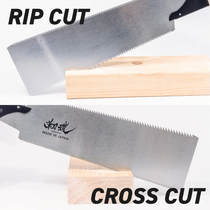 JINDOH Japanese Ryoba Pull Saw 9.5 Inch Double Edge Flush Cut Saw for Woodworking Retail $29.00