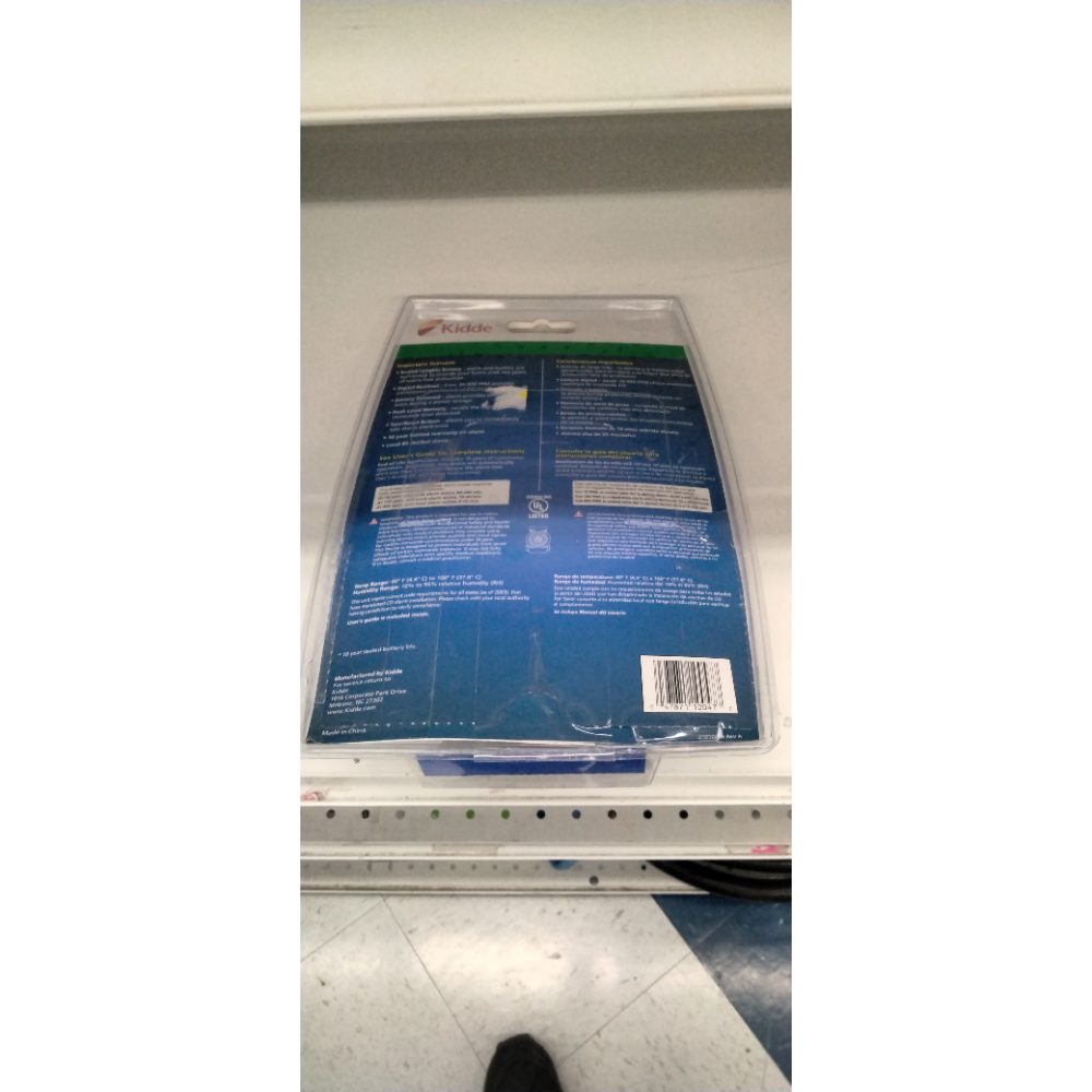 Kidde 21010047 C3010D Carbon Monoxide Alarm with Digital Display and 10 Year Sealed Battery