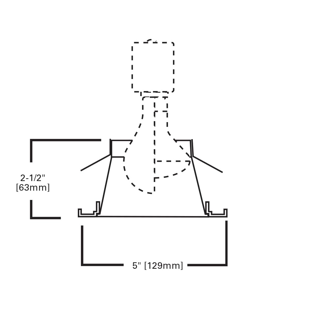 HALO Reflector SPECULR WHT Trim 4IN, (4003SC)