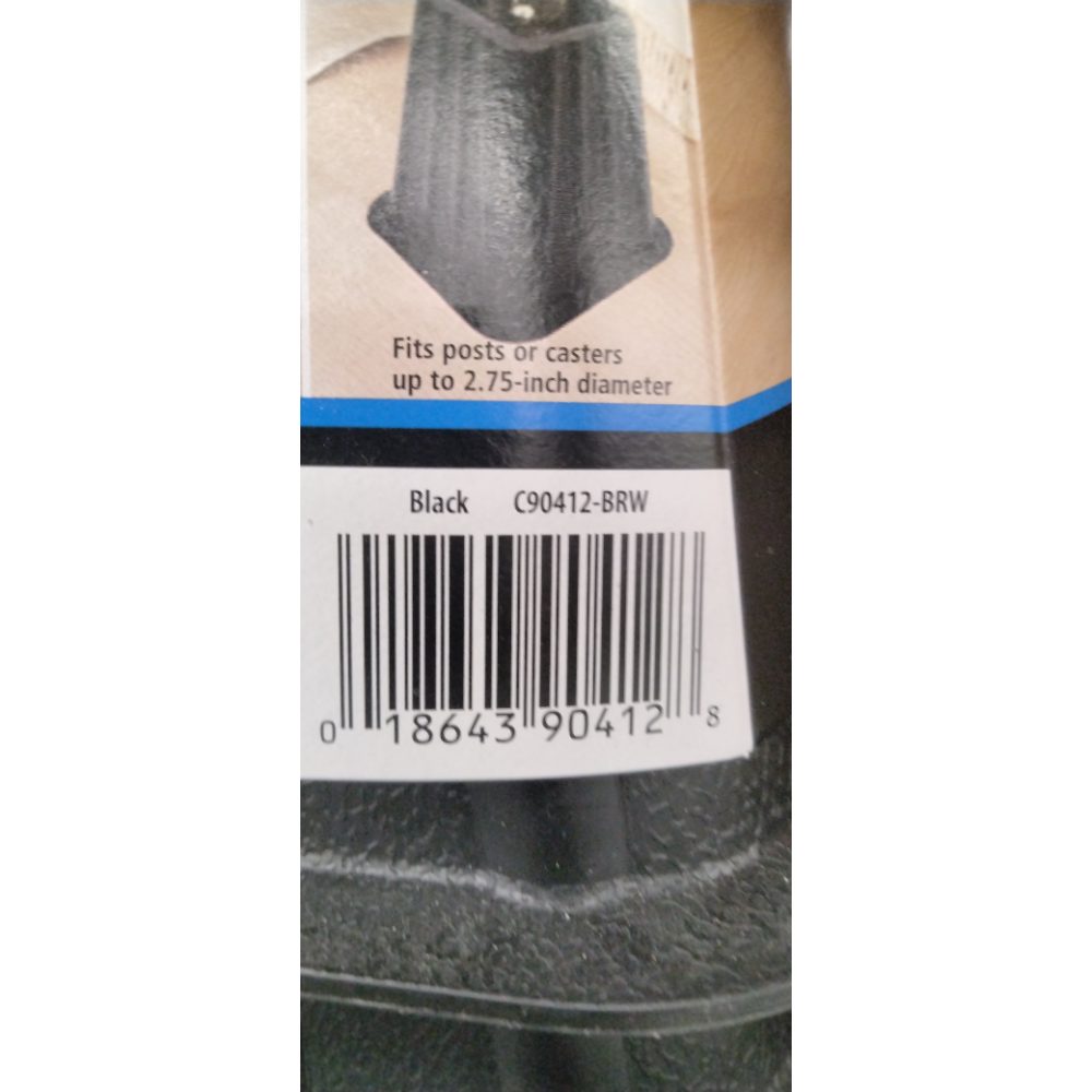 Mainstays Rich Black Bed Risers to Raise Your Bed to Create Storage Space  4 Count