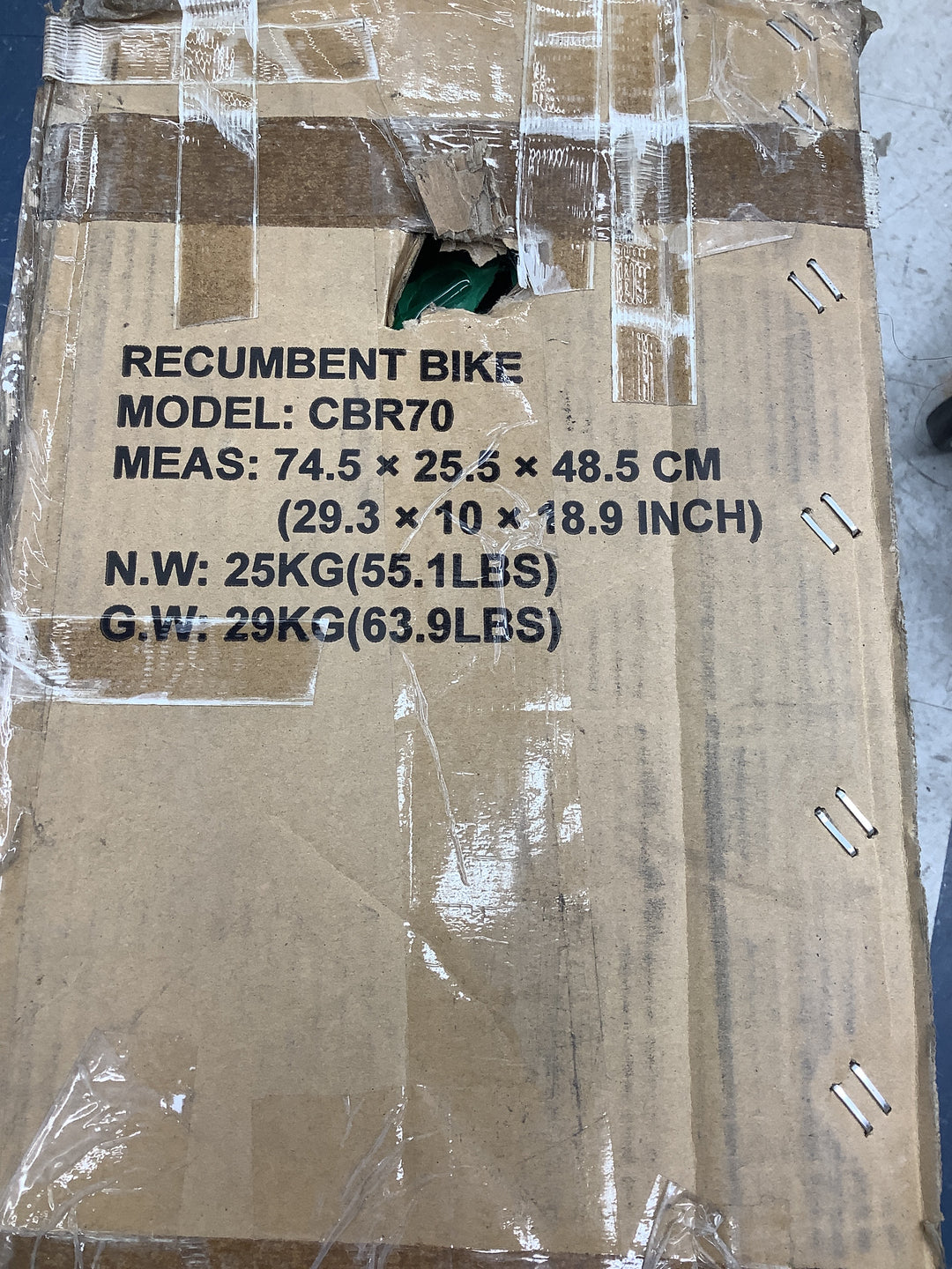 CBR70 Recumbent Exercise Bike
