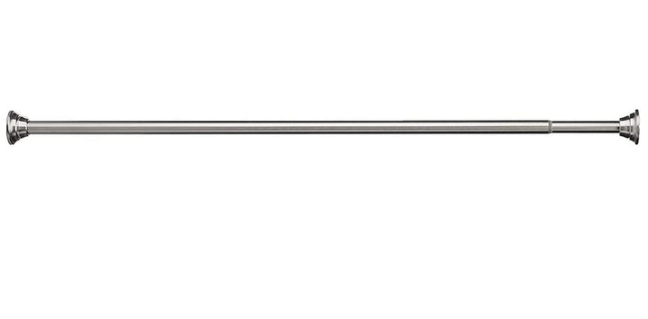 Moen Straight Adjustable Mounted Shower Curtain Rod for Bathroom, Brushed Nickel Finish, TR1000BN Retail $40.36