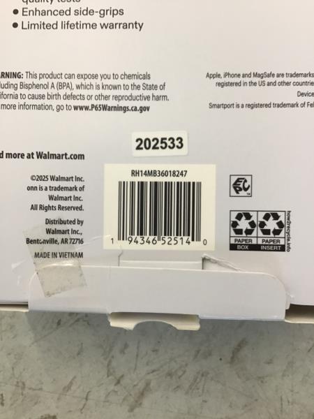 onn. 14 Pro Max Case, Rugged, with Holster and Rotating Clip, Ultimate Protection Retail $16.00