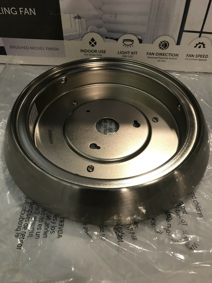 PARTS ONLY Fanimation Studio Collection Aire Drop 52-in Brushed Nickel LED MOUNT