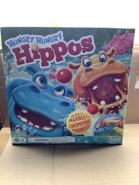 Hasbro Gaming Hungry Hungry Hippos Game for Preschoolers | Instant Marble Relaunch, Easy Set-Up & Storage| Ages 4 and Up | 2 to 4 Players | Kids Games Retail $19.99