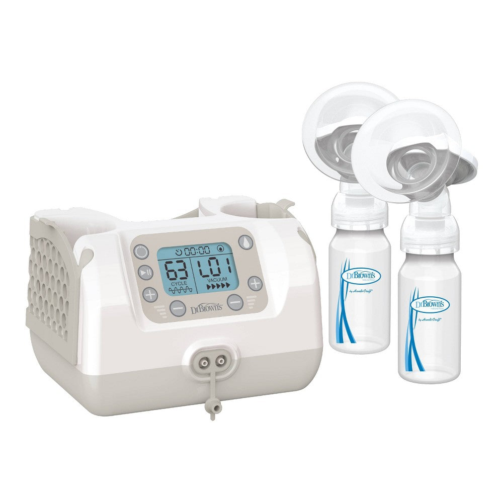 Dr. Brown's Customflow Double Electric Breast Pump Size 4.75" X 7" X 5.63 Retail $86.00