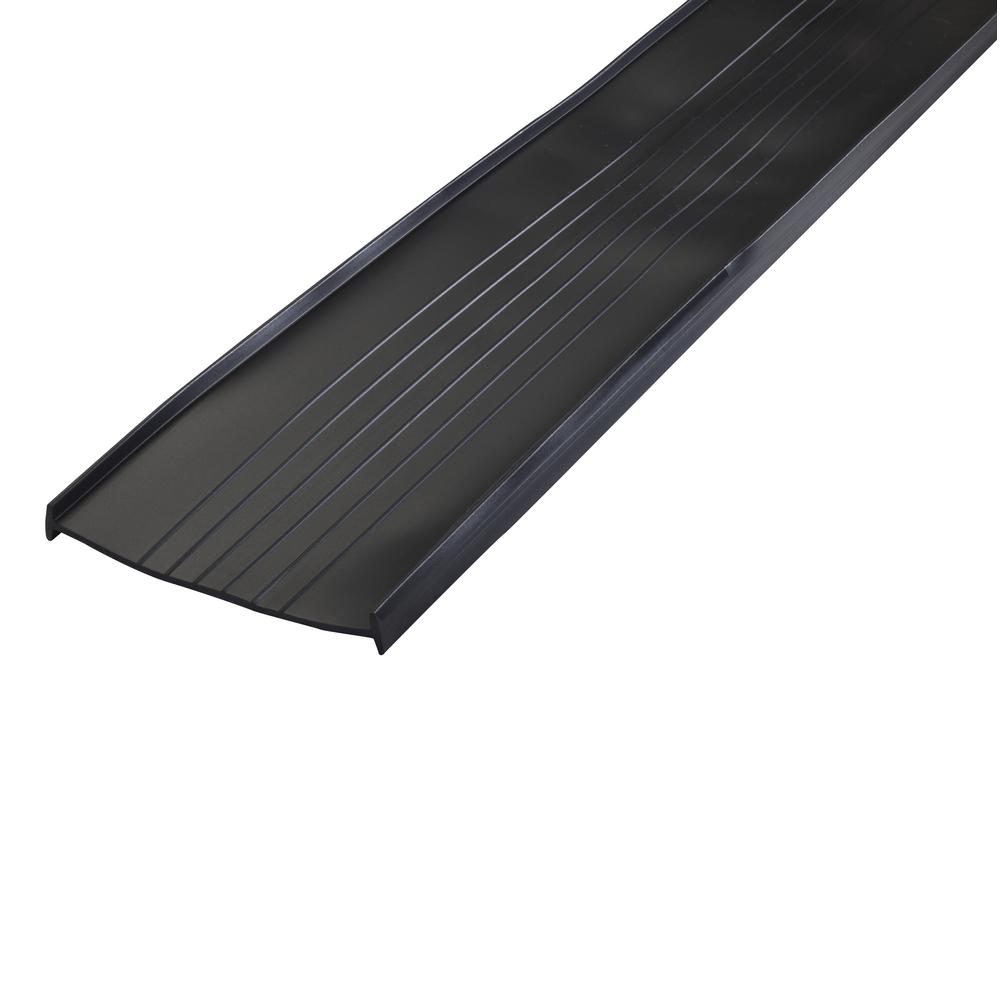 PLATINUMÃ¢â€žÂ¢/FLEX ALLOYÃ‚Â® 2.5 in. X 18 Ft. Black Vinyl Replacement for Garage Door Weatherstripping