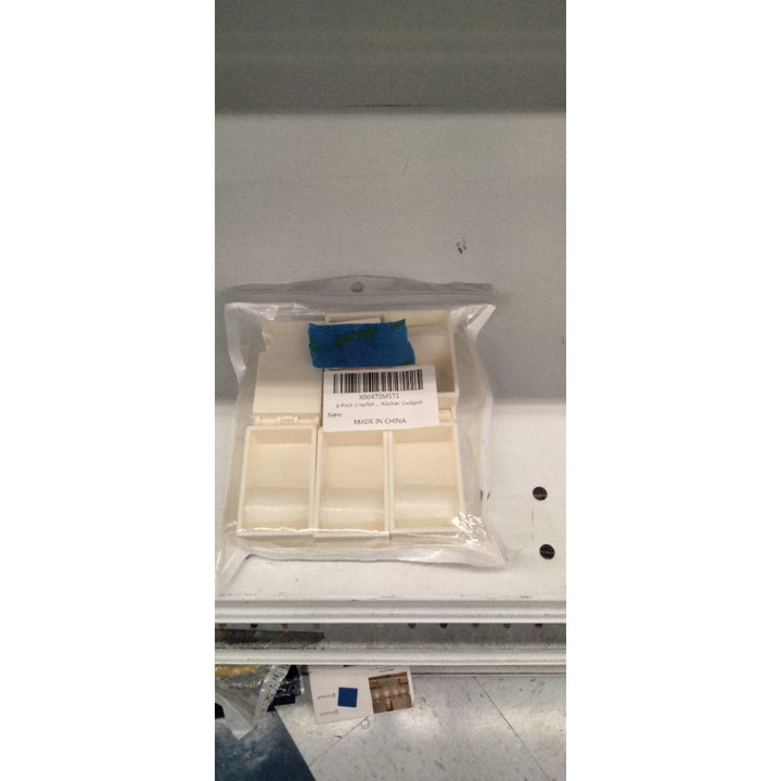 Rercarre 6-Pack Crayfish Sheller, Crayfish Peeler, Efficient Crayfish Sheller, Lightweight Kitchen Gadgets, White, EER-4637