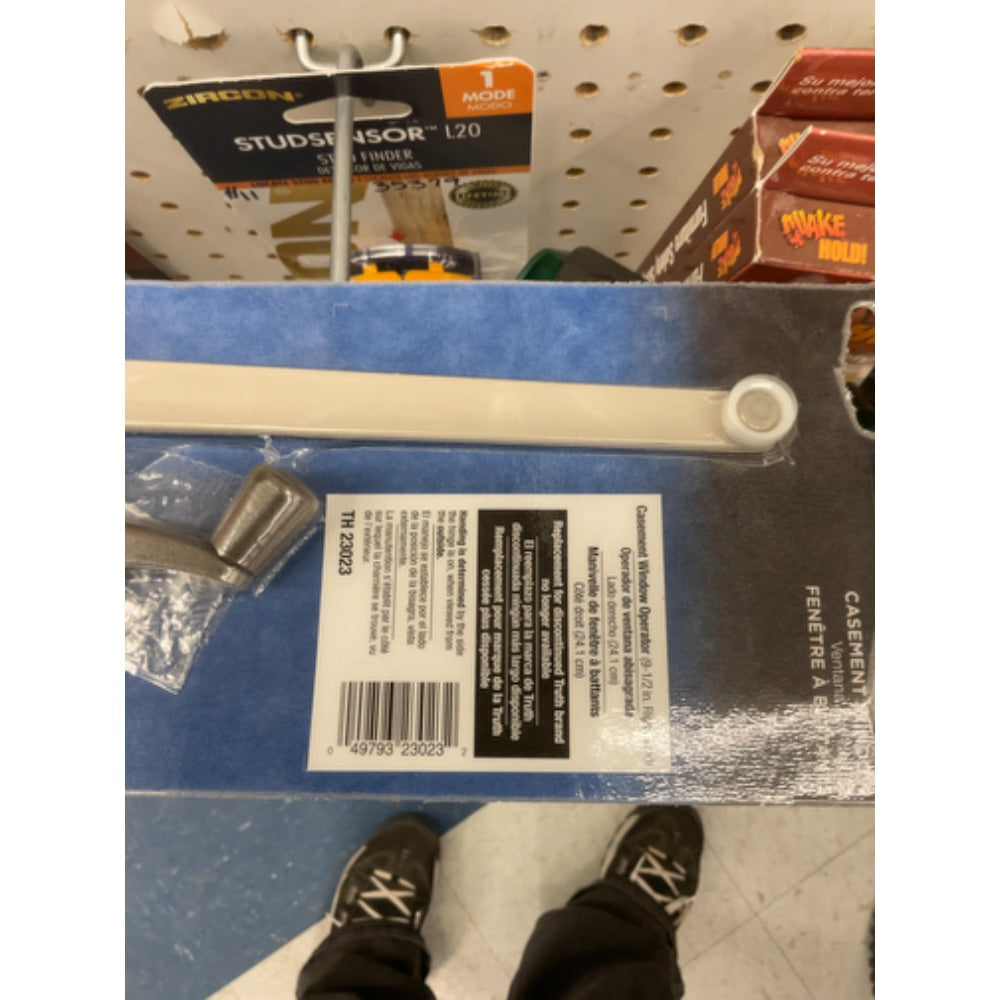 Truth TH 23023 9-1/2 In. Single-Arm Right-Hand Casement Operator with Crank Bronze Finish (Single Pack)