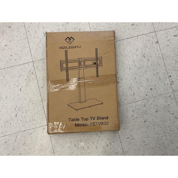 PERLESMITH Table Top TV Stand - PSTVS02 - Universal Design, Adjustable Height Retail $40.00