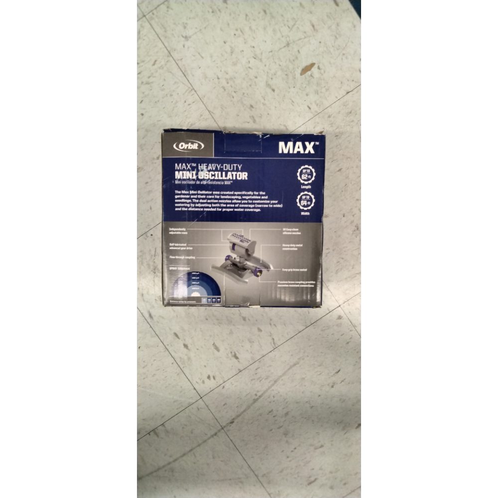 Orbit Max 3900-sq Ft Oscillating Sled Lawn Sprinkler