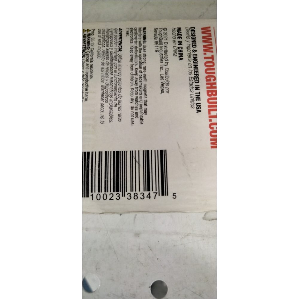 ToughBuilt â€“ 9" Magnetic Billet Torpedo Level, Precision Machined Aluminum Level with Rare Earth Magnets, V-Groove Base, Laser-Etched Markings, and Shockproof End Caps for Professional Accuracy